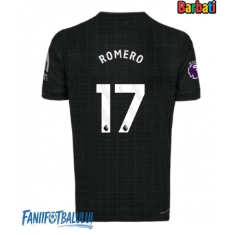 Tottenham Hotspur Cristian Romero #17 Tricou Fotbal Replică 2025-26 Barbati Deplasare